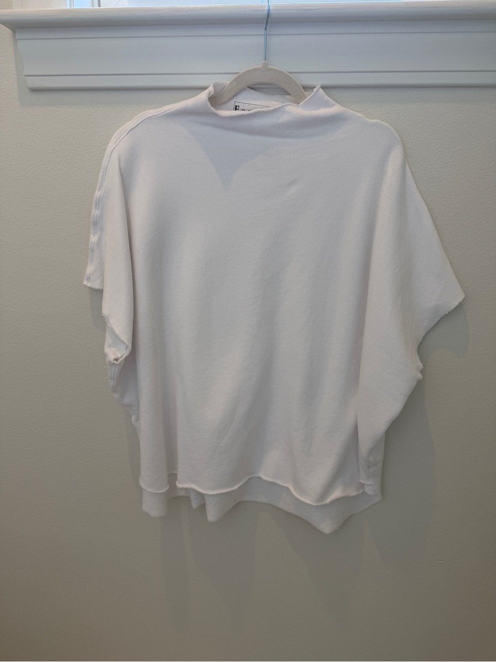 Frank & Eileen White Relaxed Boxy Short Sleeve Top